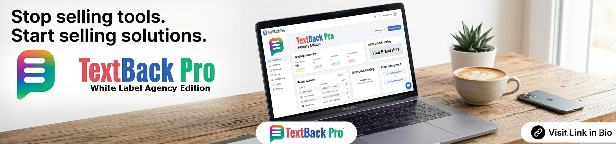 email banner; textbackpro.com