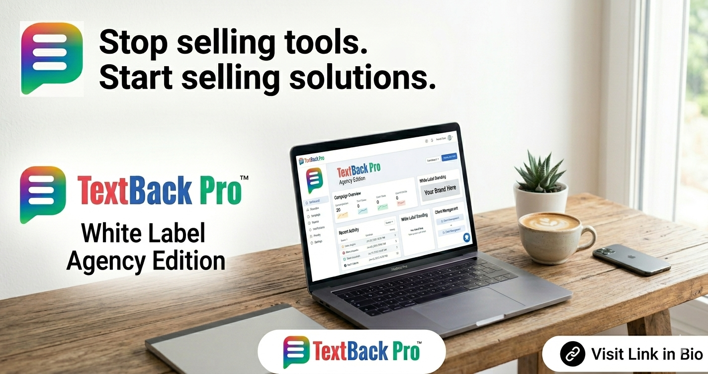 textbackpro.com - affiliate; facebook, instagram post